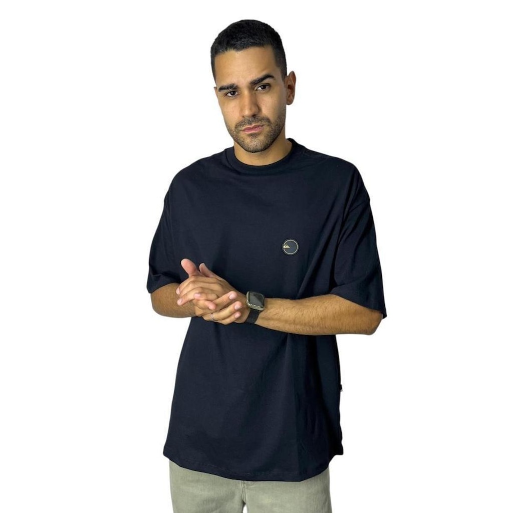 Camiseta m/c Patch Over- Quiksilver