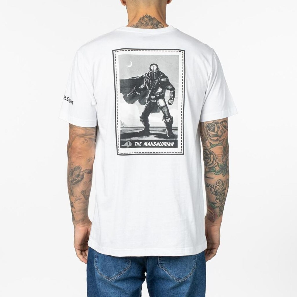 CAMISETA M/C STARWARSXELEMENT WARRIOR - BRANCO - GG