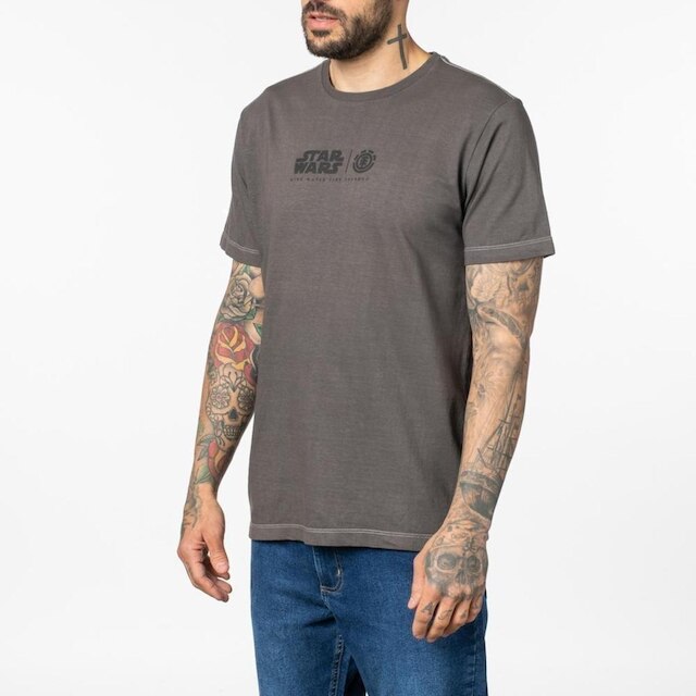CAMISETA M/C STARWARSXELEMENT WIND - CINZA - M