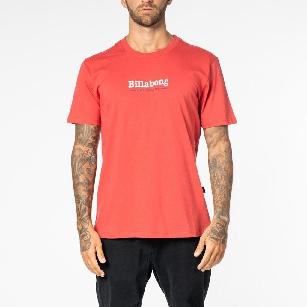 CAMISETA M/C THROW BACK - VERMELHO - P