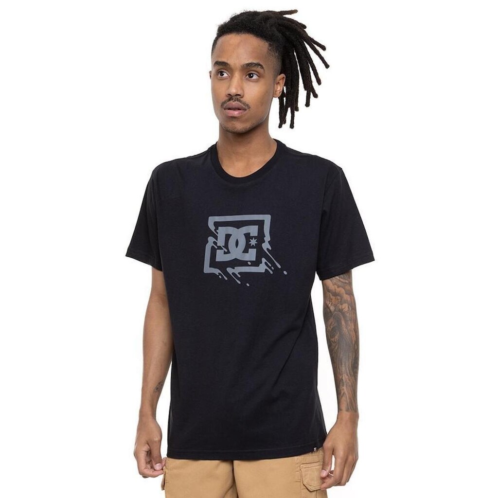 CAMISETA M/C TRICKLE DOWN - PRETO - G