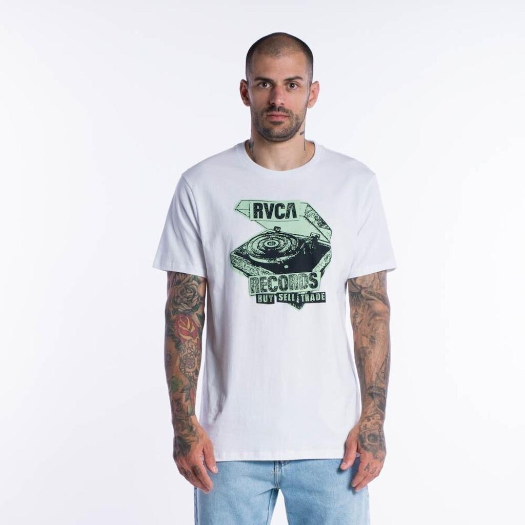 CAMISETA M/C VINYL CLUB - BRANCO - M