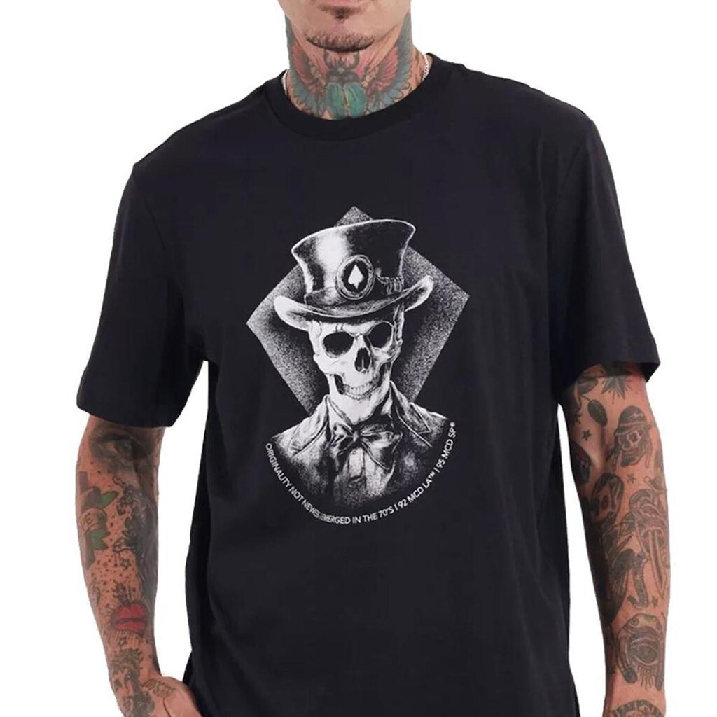 Camiseta MCD Aviamentação Caveira SM26 Masculina