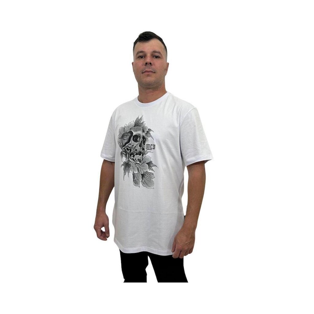 Camiseta Mcd Caveira Caligraffiti