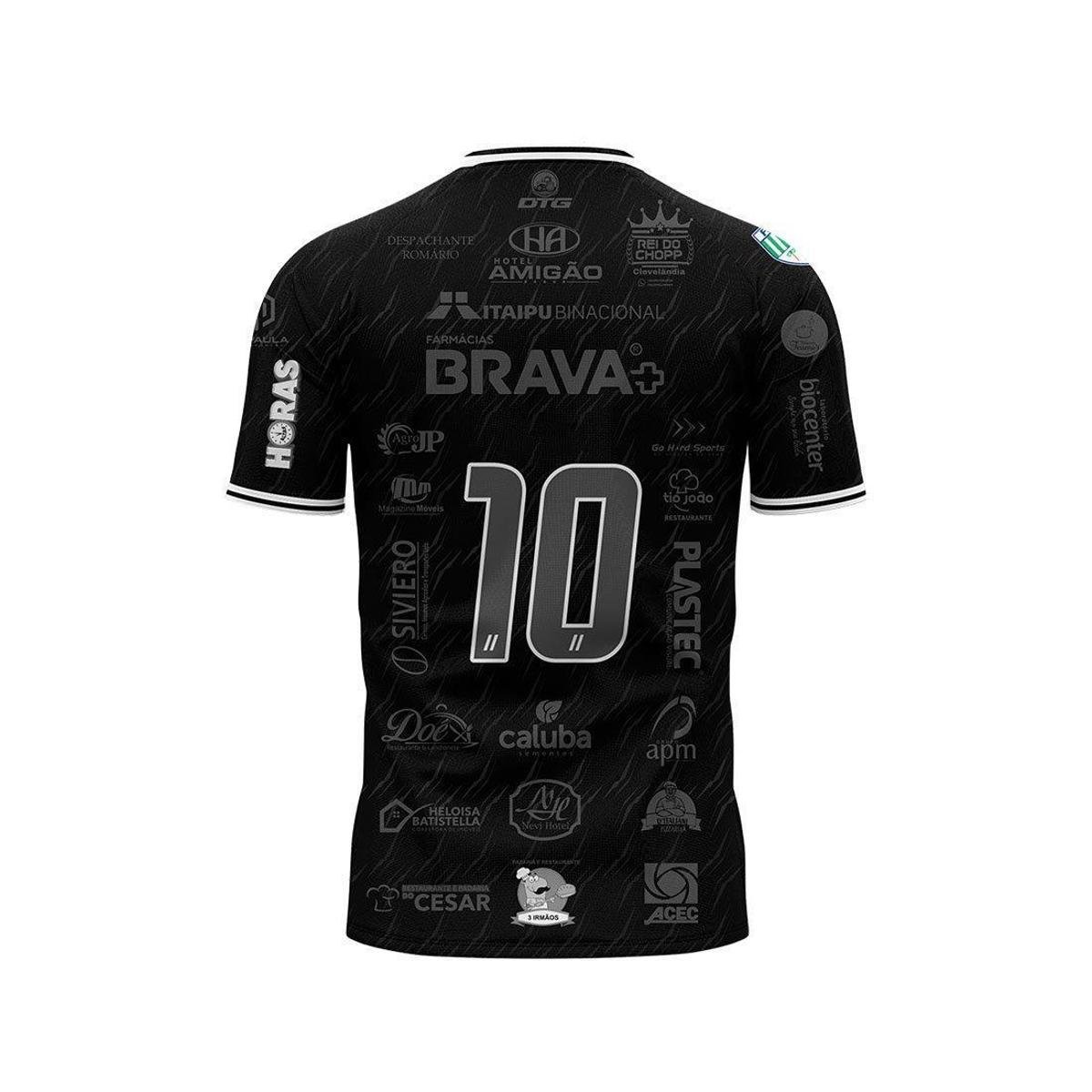 Camiseta Meinerz Fac Clevelandia Futsal l Infantil Preto Netshoes