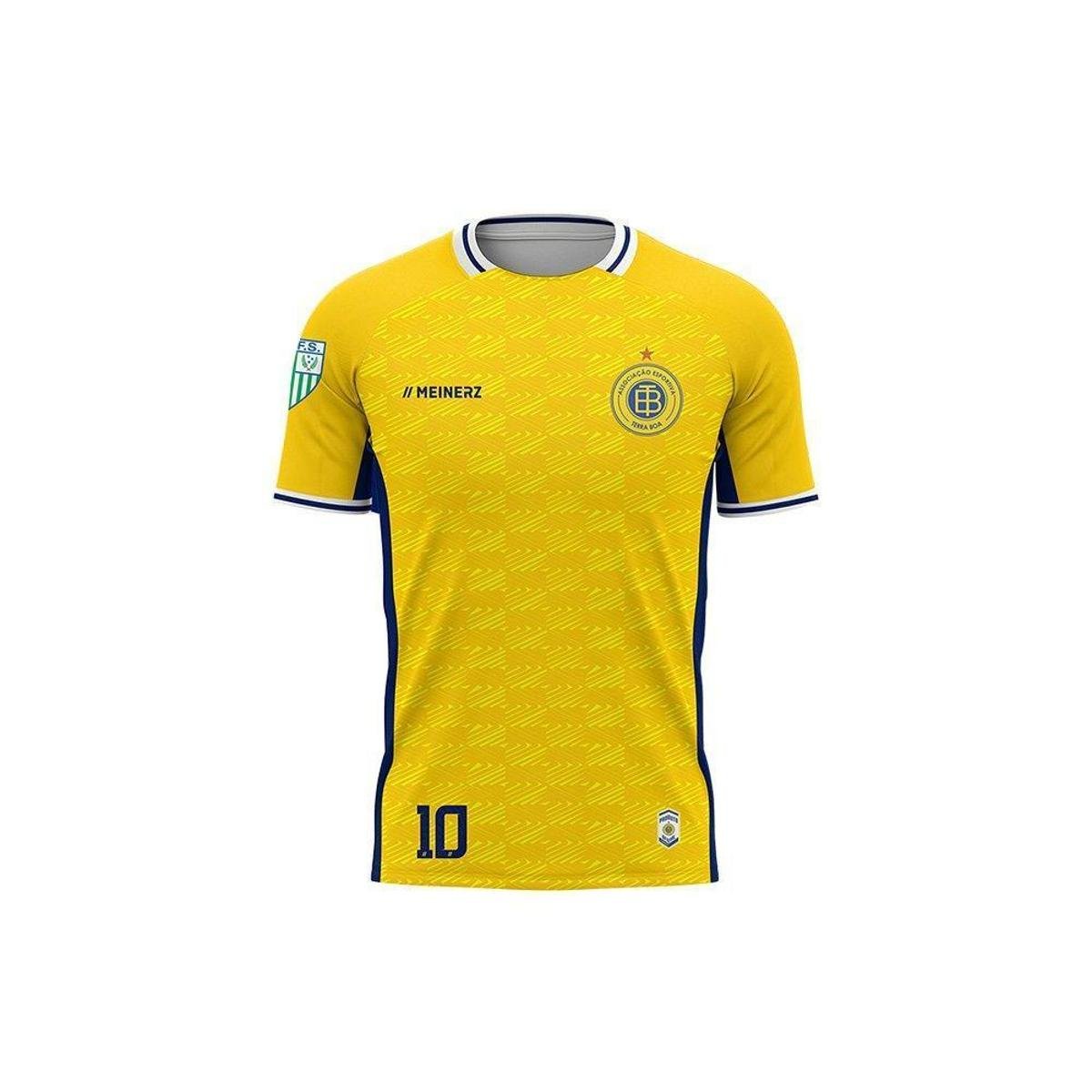Camiseta Meinerz Terra Boa Futsal l Infantil Amarelo Netshoes
