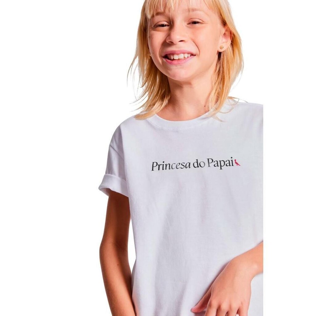 Camiseta Mini Princesa Do Papai Reserva Mini