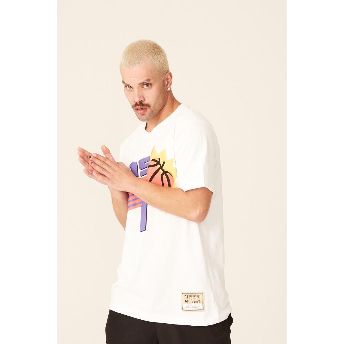 Camiseta Mitchell & Ness Estampada Phoenix Suns Cameron Johnson Masculino Menor preço em Camiseta Mitchell & Ness Estampada Phoenix Suns Cameron Johnson Masculino