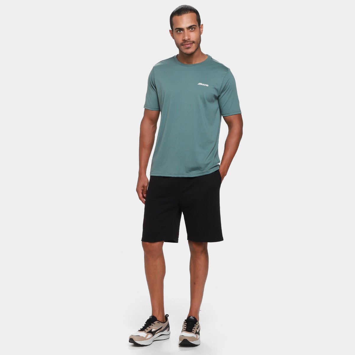 Camiseta Mizuno Basic Logo Masculina - 3