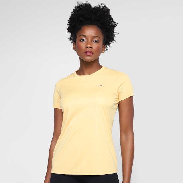 Camiseta Mizuno Energy Feminina - Amarelo Claro é boa?