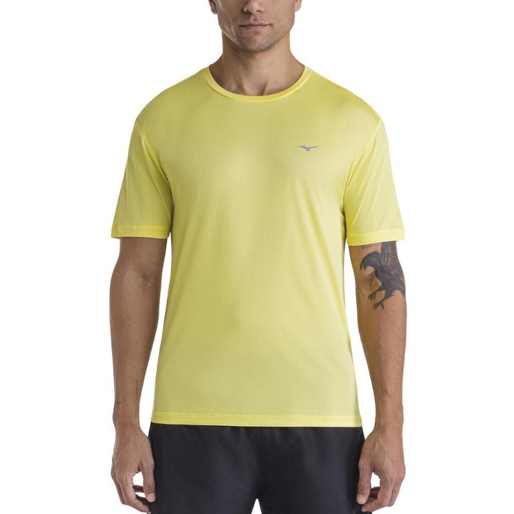 Camiseta Mizuno Nirvana Lime - Masculino GG