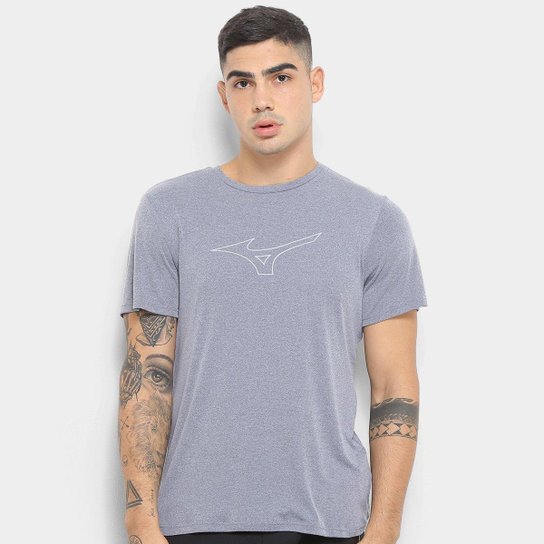 Camiseta Mizuno Soul Fit Masculina - Cinza