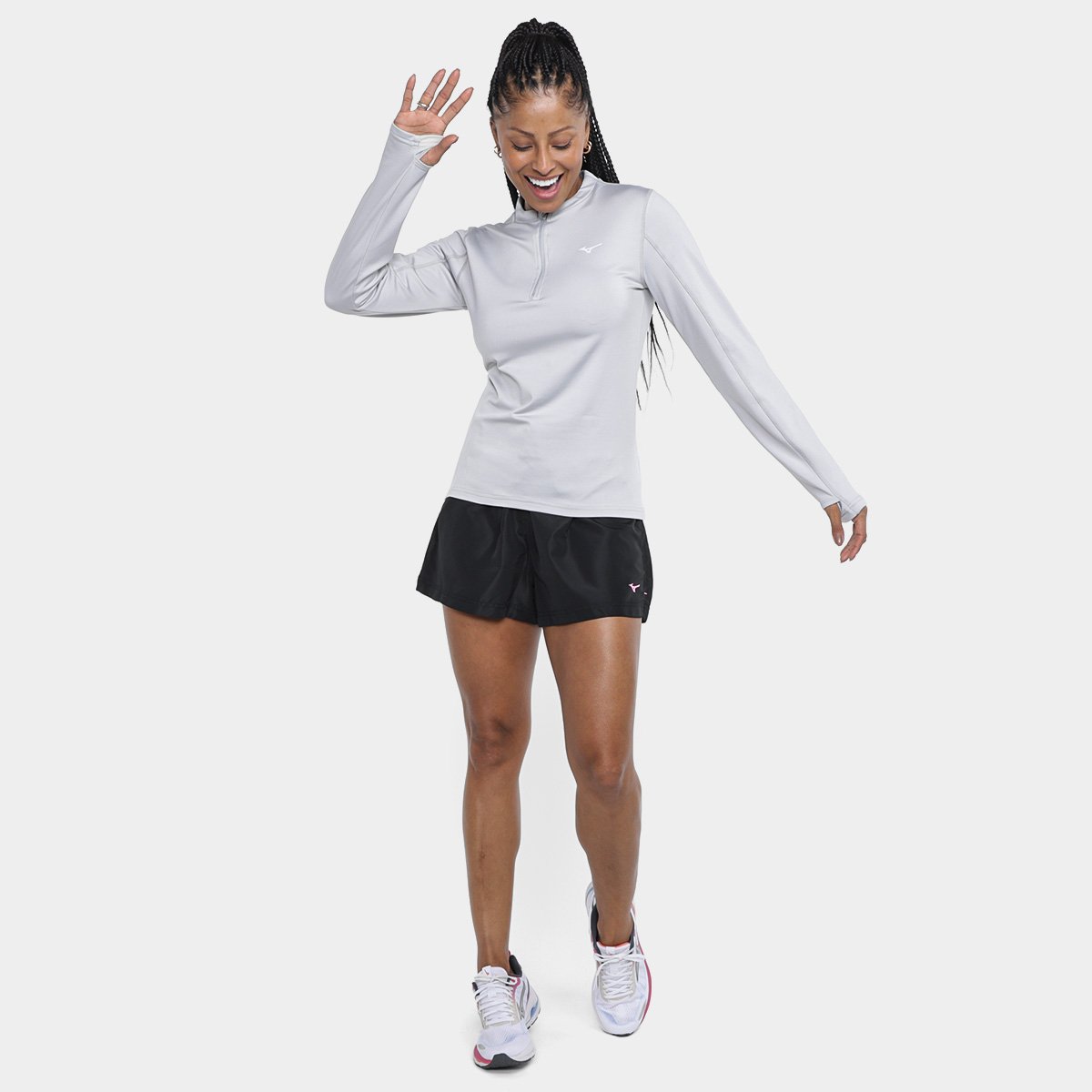 Camiseta Mizuno Térmica Manga Longa Feminina - 3