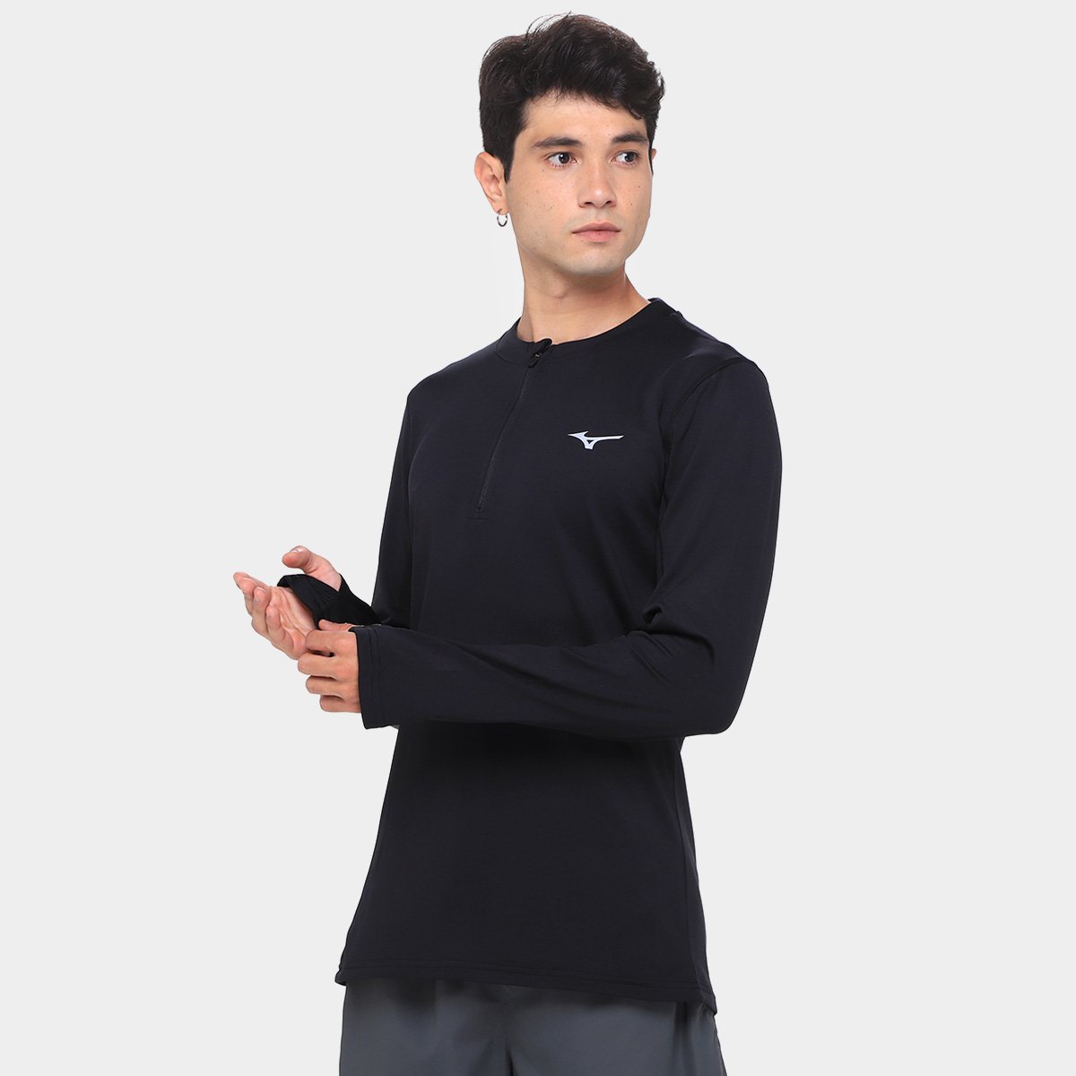 Camiseta Mizuno Térmica Manga Longa Masculina Menor preço em Camiseta Mizuno Térmica Manga Longa Masculina