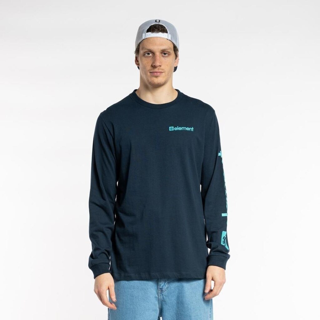 CAMISETA M/L JOINT - MARINHO - GG