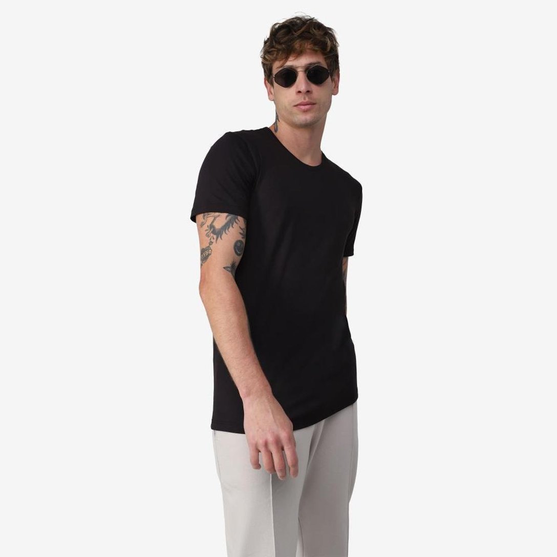 Camiseta Modal Tech - Preto | Netshoes