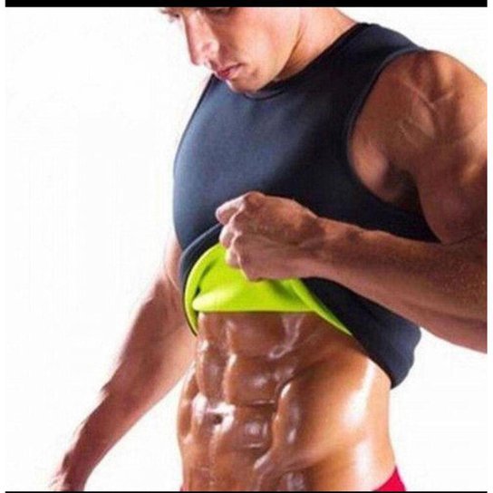 Camiseta Modeladora Cinta Redutora Térmica Shaper - Preto Menor preço em Camiseta Modeladora Cinta Redutora Térmica Shaper - Preto