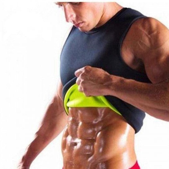 Camiseta Modeladora Masculina Cinta Redutora Térmica Shaper Regata Hot Neoprene - Preto Menor preço em Camiseta Modeladora Masculina Cinta Redutora Térmica Shaper Regata Hot Neoprene - Preto