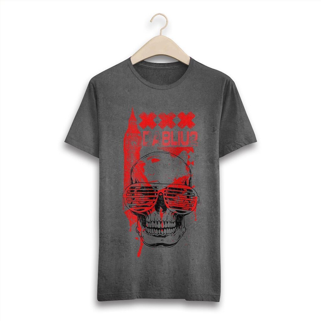 Camiseta Moderna Estampada Masculina Manga Curta