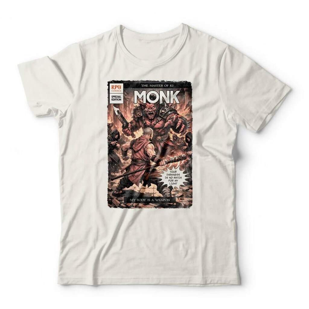 Camiseta Monk Comics
