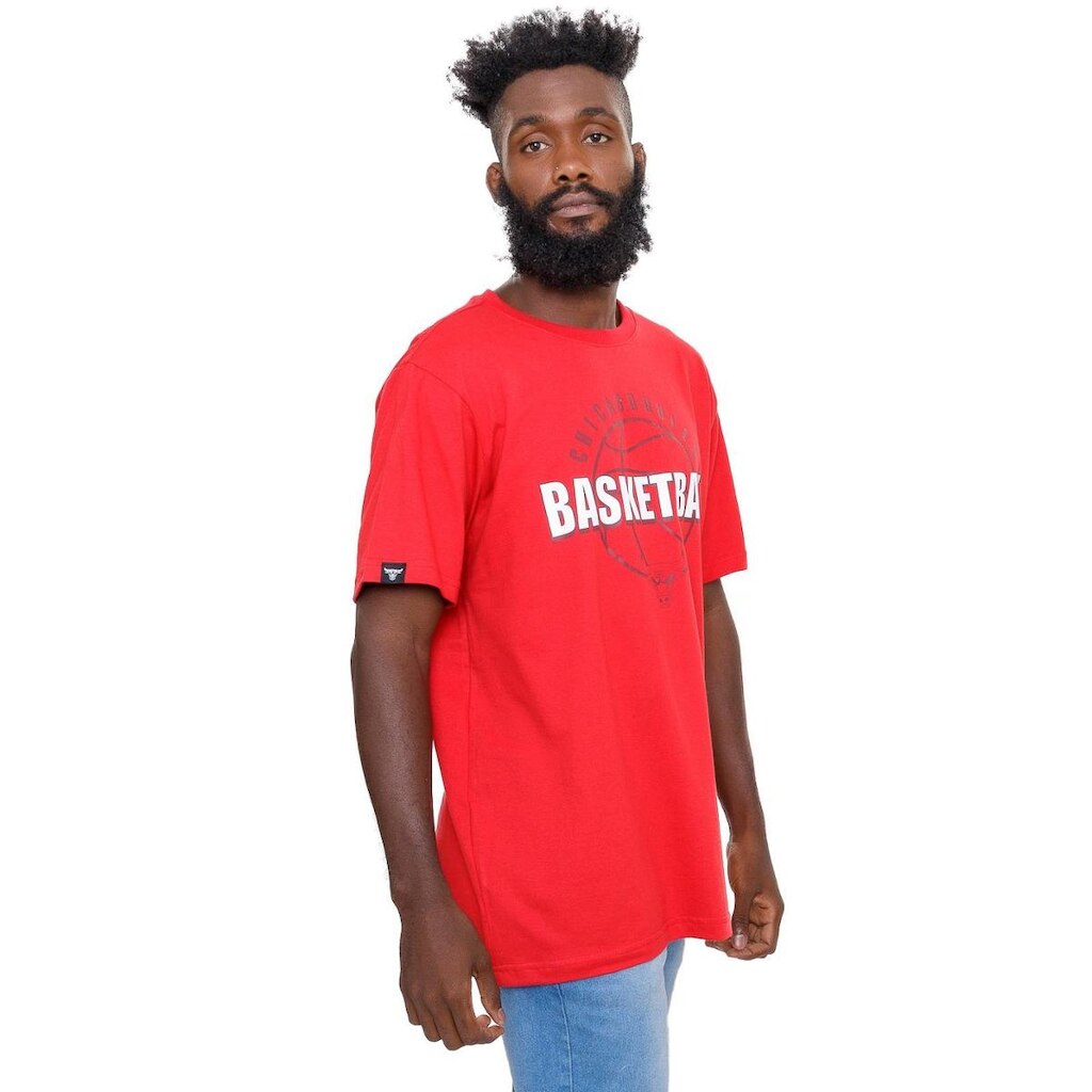 Camiseta NBA Ball OutLine Chicago Bulls Masculino