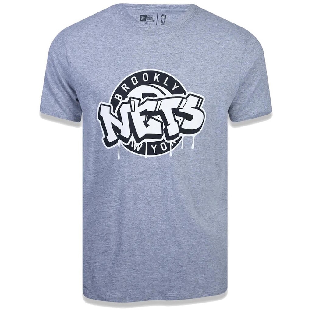 Camiseta NBA Brooklyn Nets Arte Grafite