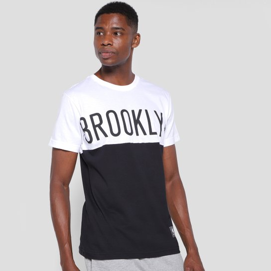 Camiseta NBA Brooklyn Nets Special Masculina Preto Netshoes