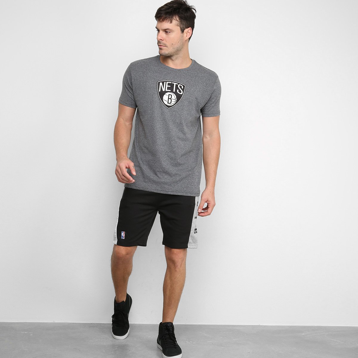 Camiseta NBA Brooklyn Nets Vinil Masculina - 2