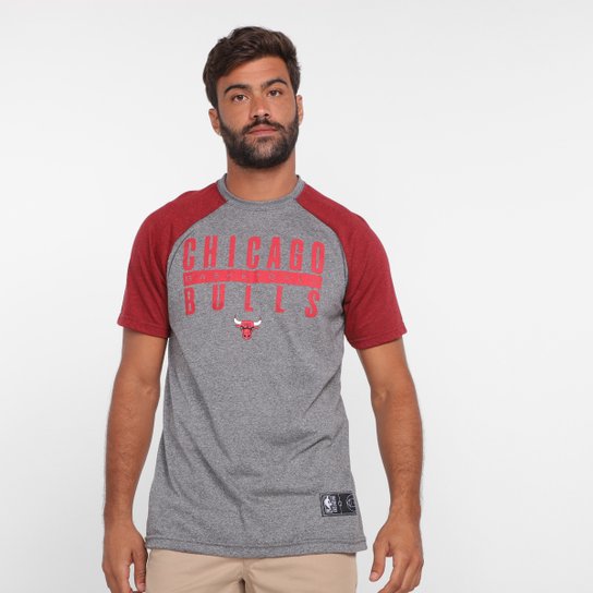 Camiseta NBA Chicago Bulls Basketball Masculina - Cinza é ruim? Camiseta NBA Chicago Bulls Basketball Masculina - Cinza é boa?