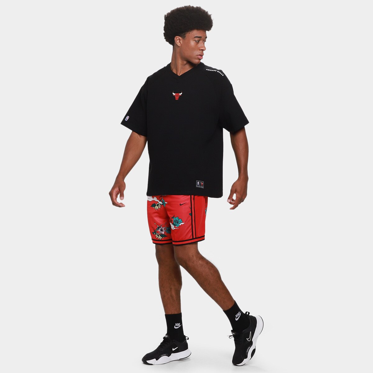Camiseta NBA Chicago Bulls Mitchell & Ness Field Goal Masculina - 5