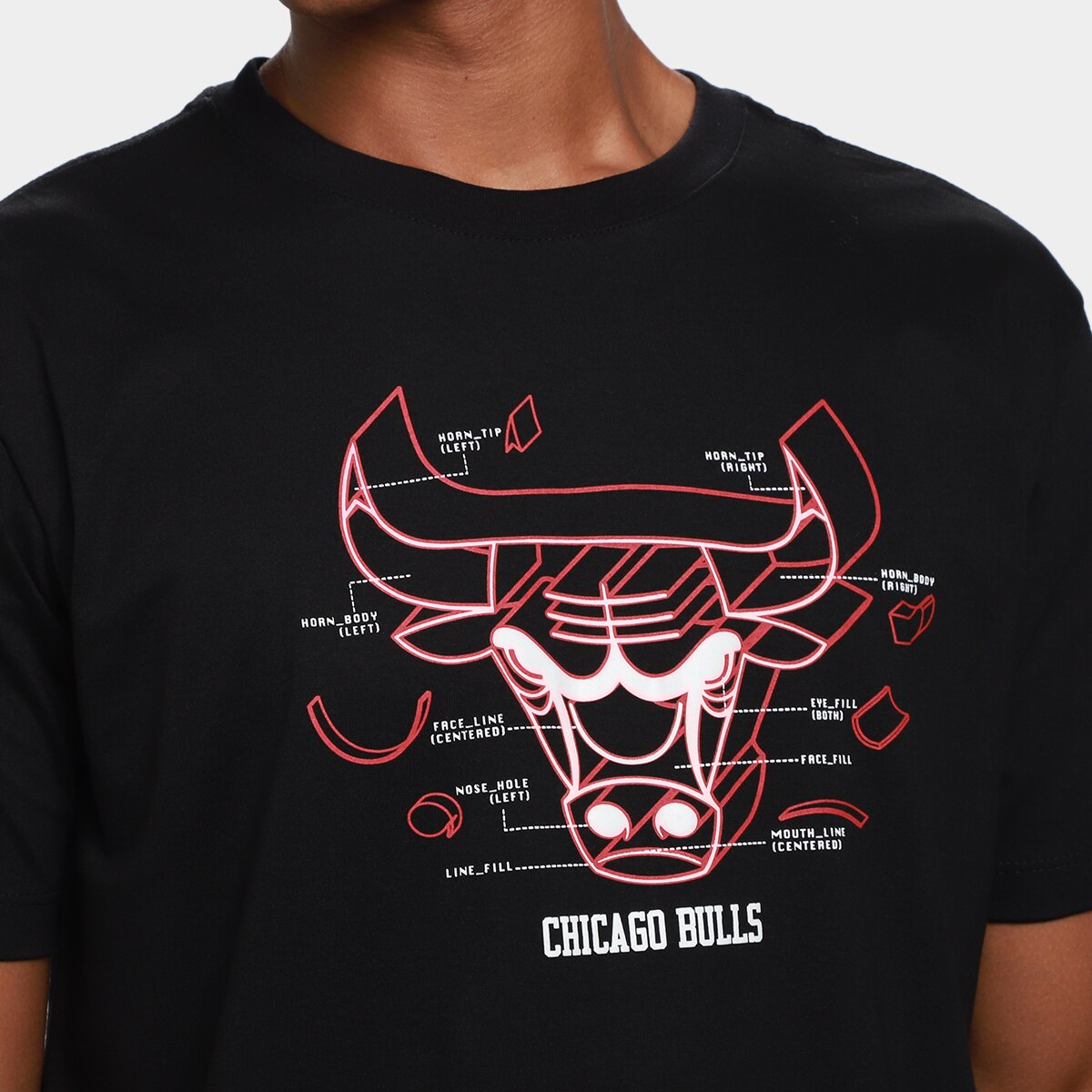 Camiseta NBA Chicago Bulls Mitchell & Ness Manual Bulls  Masculina - 2