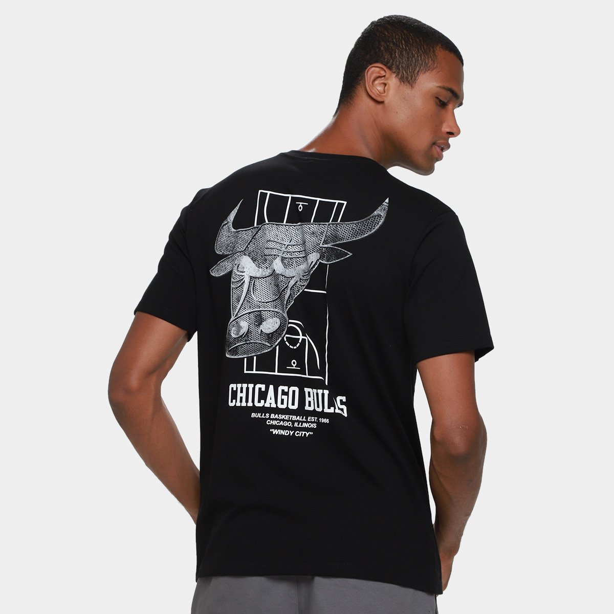 Camiseta NBA Chicago Bulls Mitchell & Ness Masculina - 1
