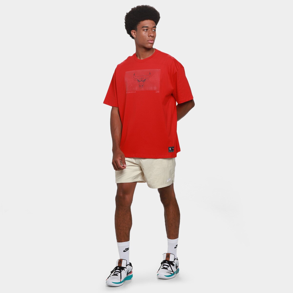 Camiseta NBA Chicago Bulls Mitchell & Ness Maze Masculina - 4