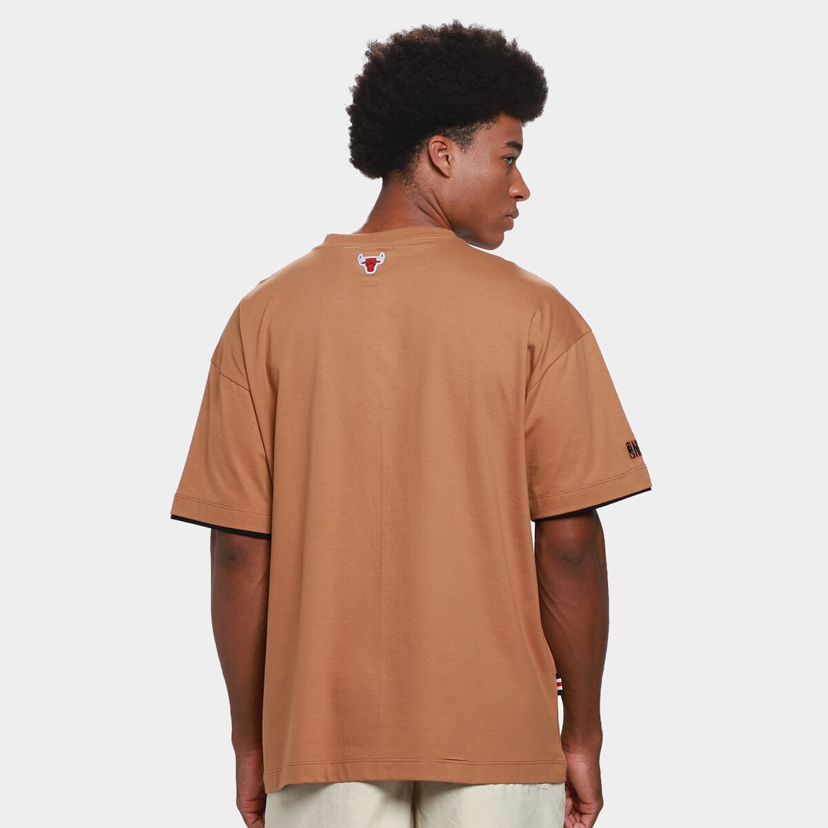 Camiseta NBA Chicago Bulls Mitchell & Ness Satin Masculina - 1