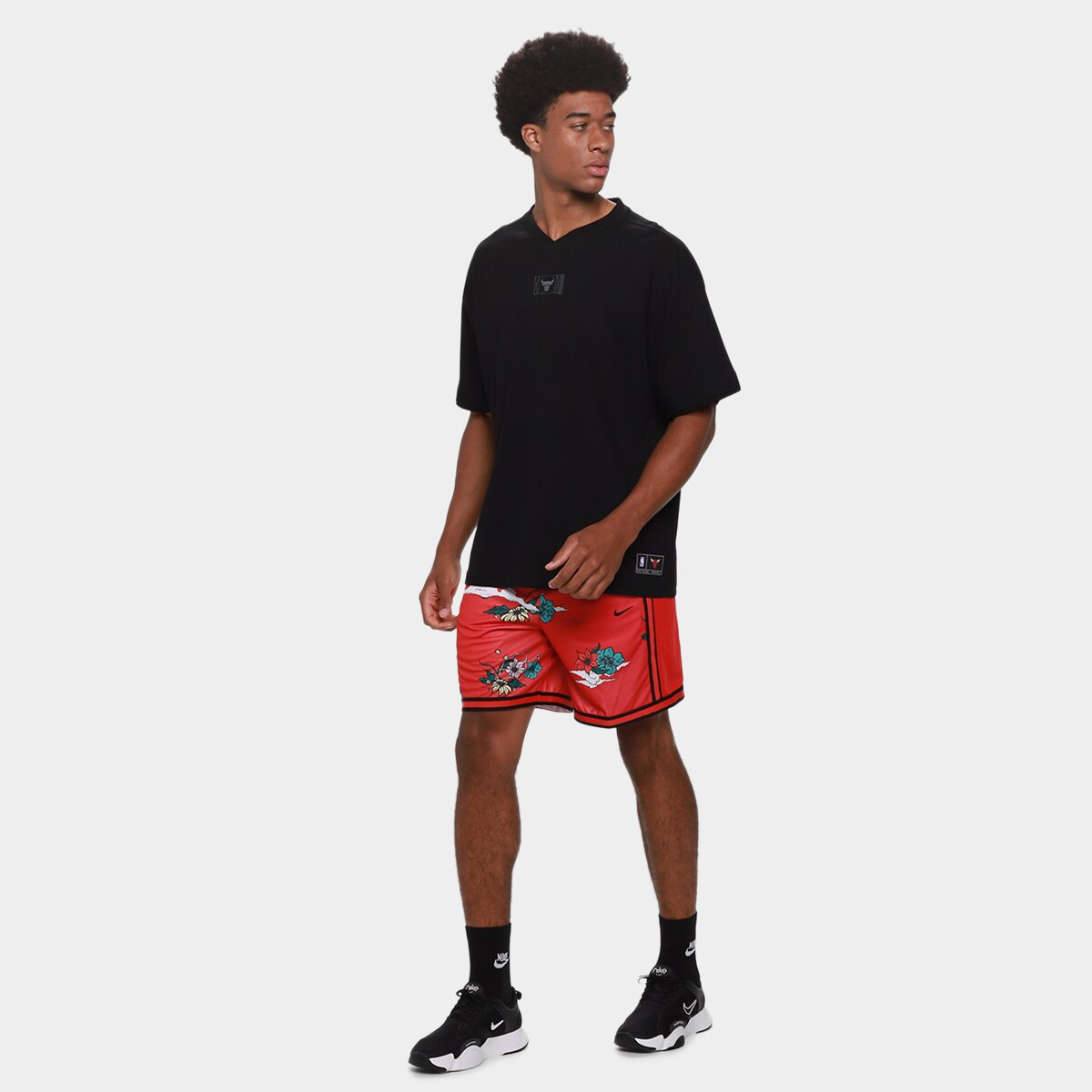 Camiseta NBA Chicago Bulls Mitchell & Ness Satin Masculina - 8