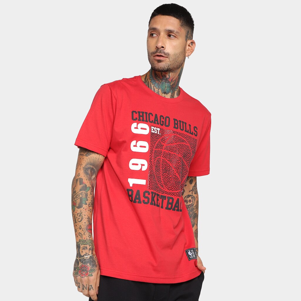 Camiseta NBA Chicago Bulls Since Time Masculina