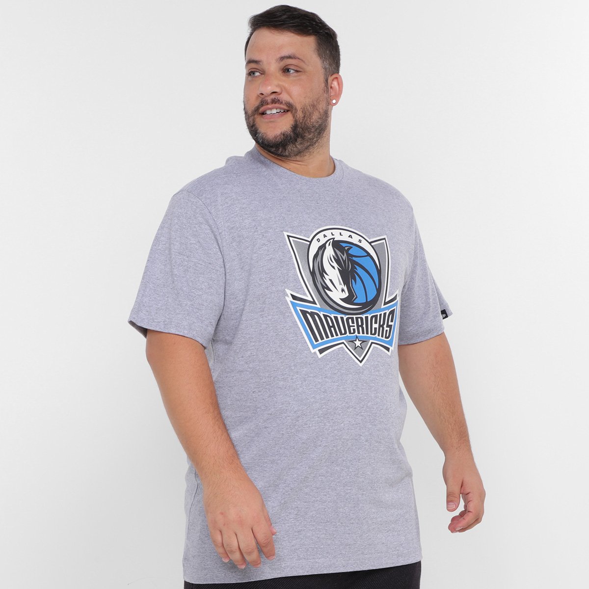 Camiseta Nba Dallas Mavericks New Era Basic Logo Masculina Mescla Netshoes Camiseta Nba Dallas Mavericks New Era Basic Logo Masculina Mescla Netshoes