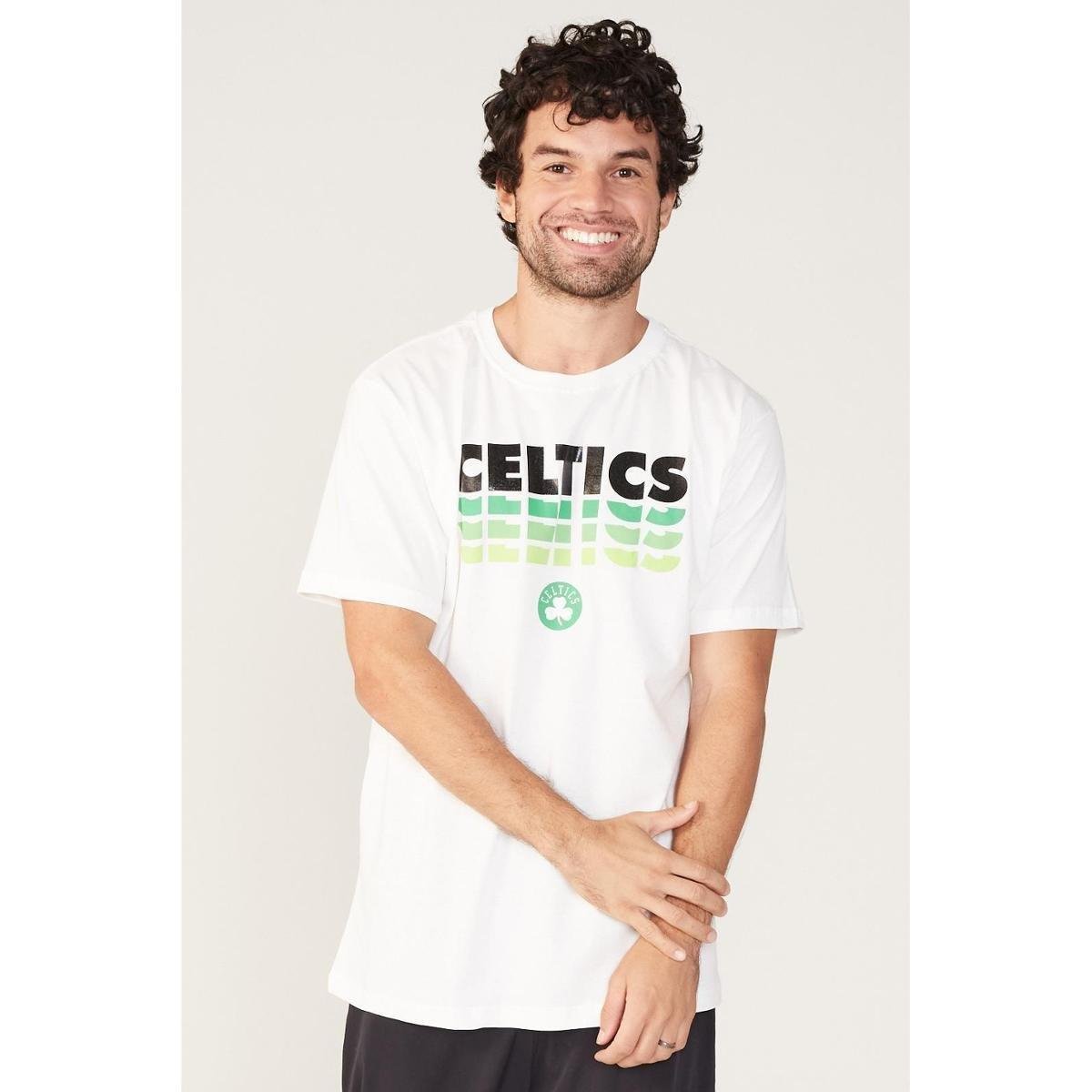 Camiseta NBA Estampada Boston Celtics Masculino