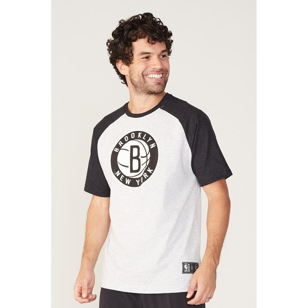 Camiseta NBA Estampada Brooklyn Nets Masculino