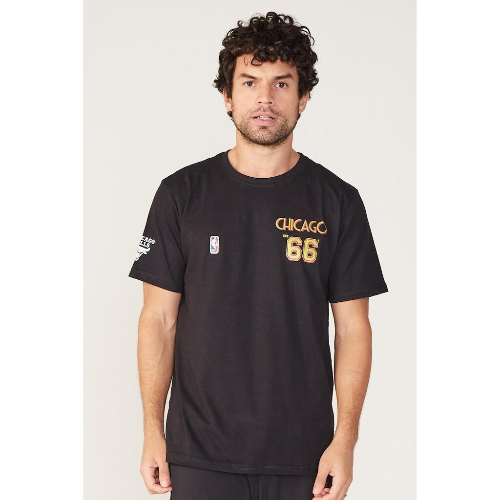 Camiseta NBA Estampada Chicago Bulls Masculino