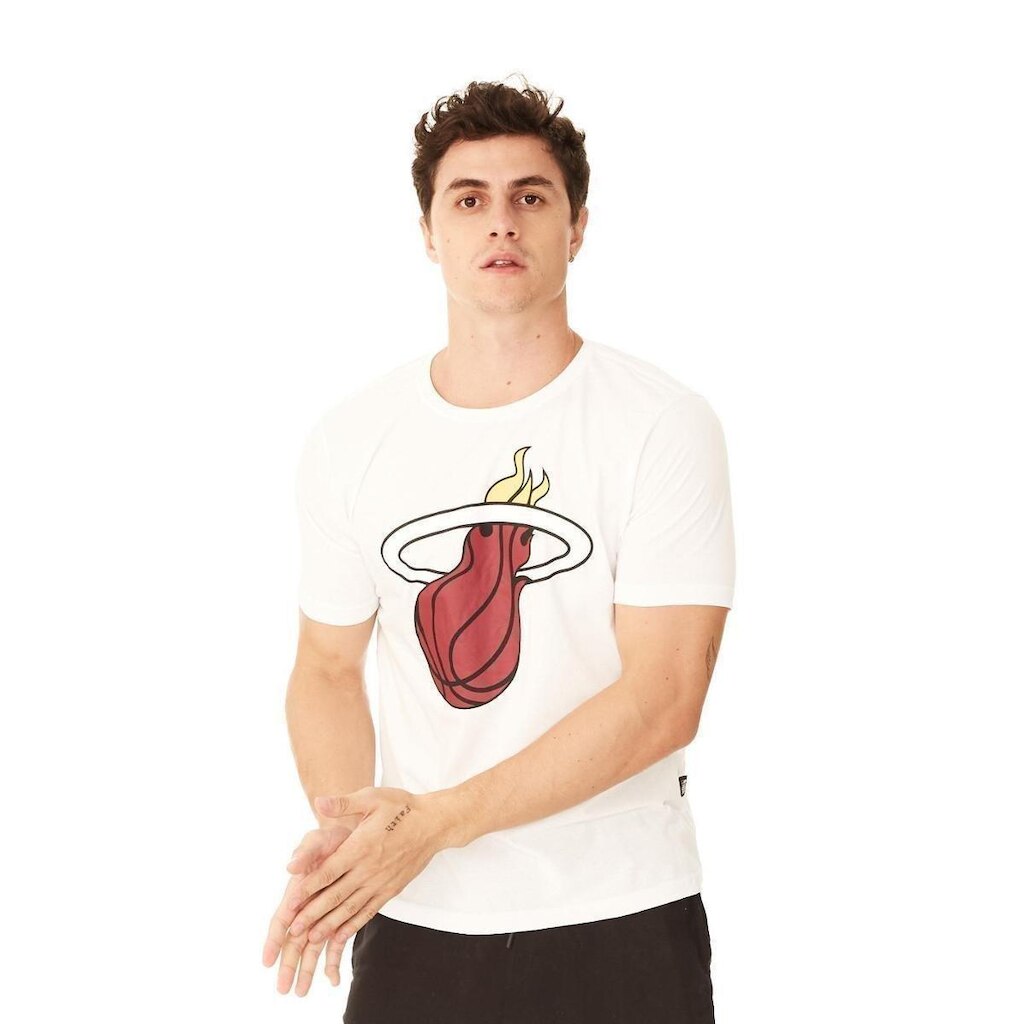 Camiseta NBA Estampada Miami Heat Masculino
