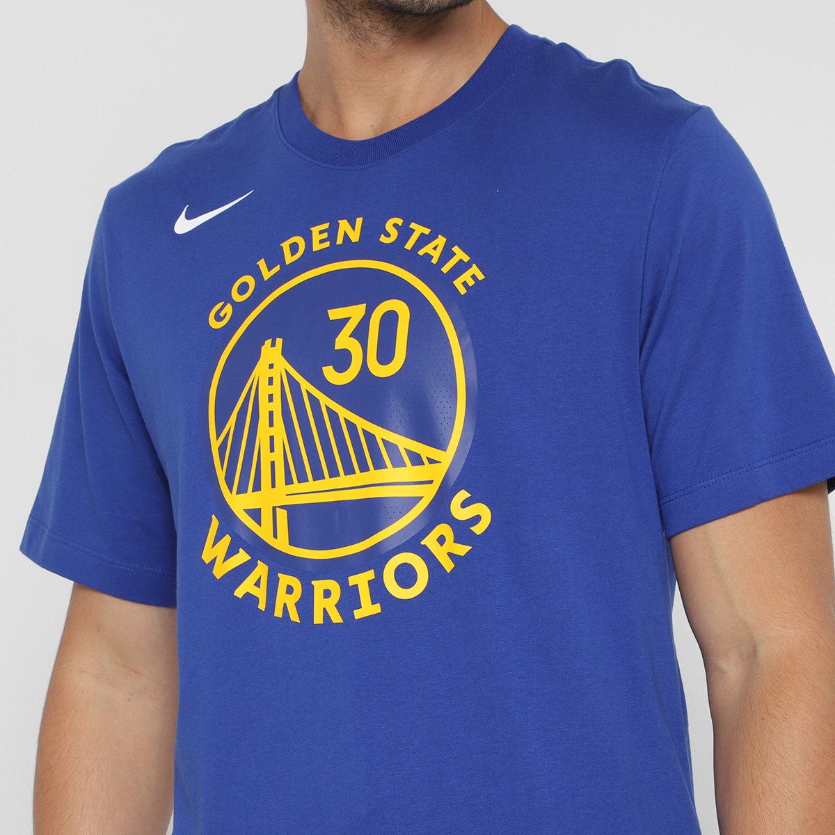 Camiseta NBA Golden State Warriors Nike Curry 30 Masculina - Azul+
