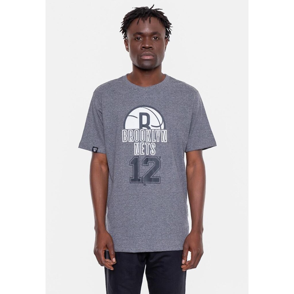 Camiseta NBA Half Logo Brooklyn Nets Masculino