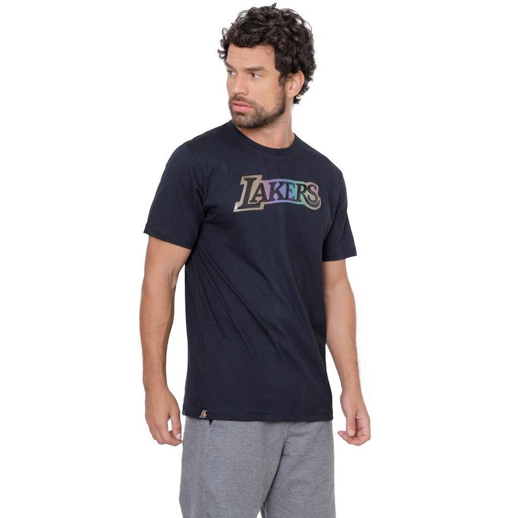 Camiseta NBA Holographic Lakers Masculino