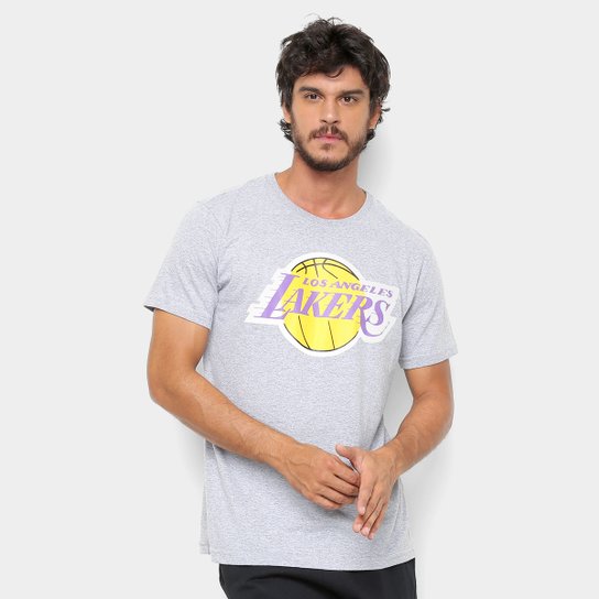 Camiseta NBA Los Angeles Lakers Big Logo Masculina - Cinza é ruim? Camiseta NBA Los Angeles Lakers Big Logo Masculina - Cinza é boa?