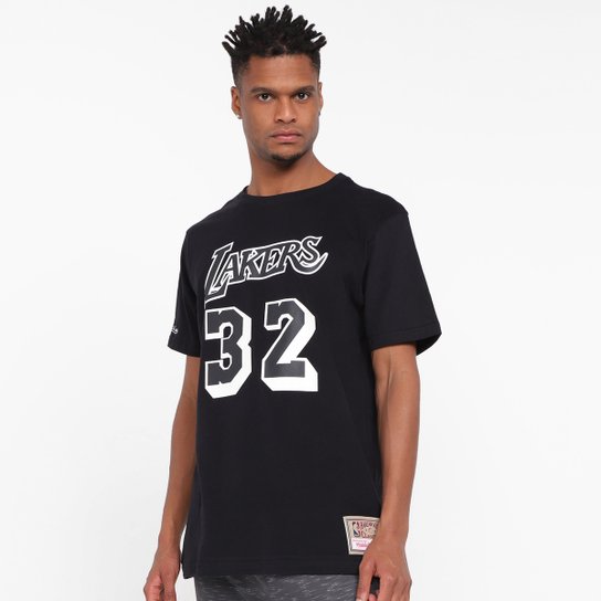 Camiseta NBA Los Angeles Lakers Mitchell & Ness Masculina - Preto é ruim? Camiseta NBA Los Angeles Lakers Mitchell & Ness Masculina - Preto é boa?
