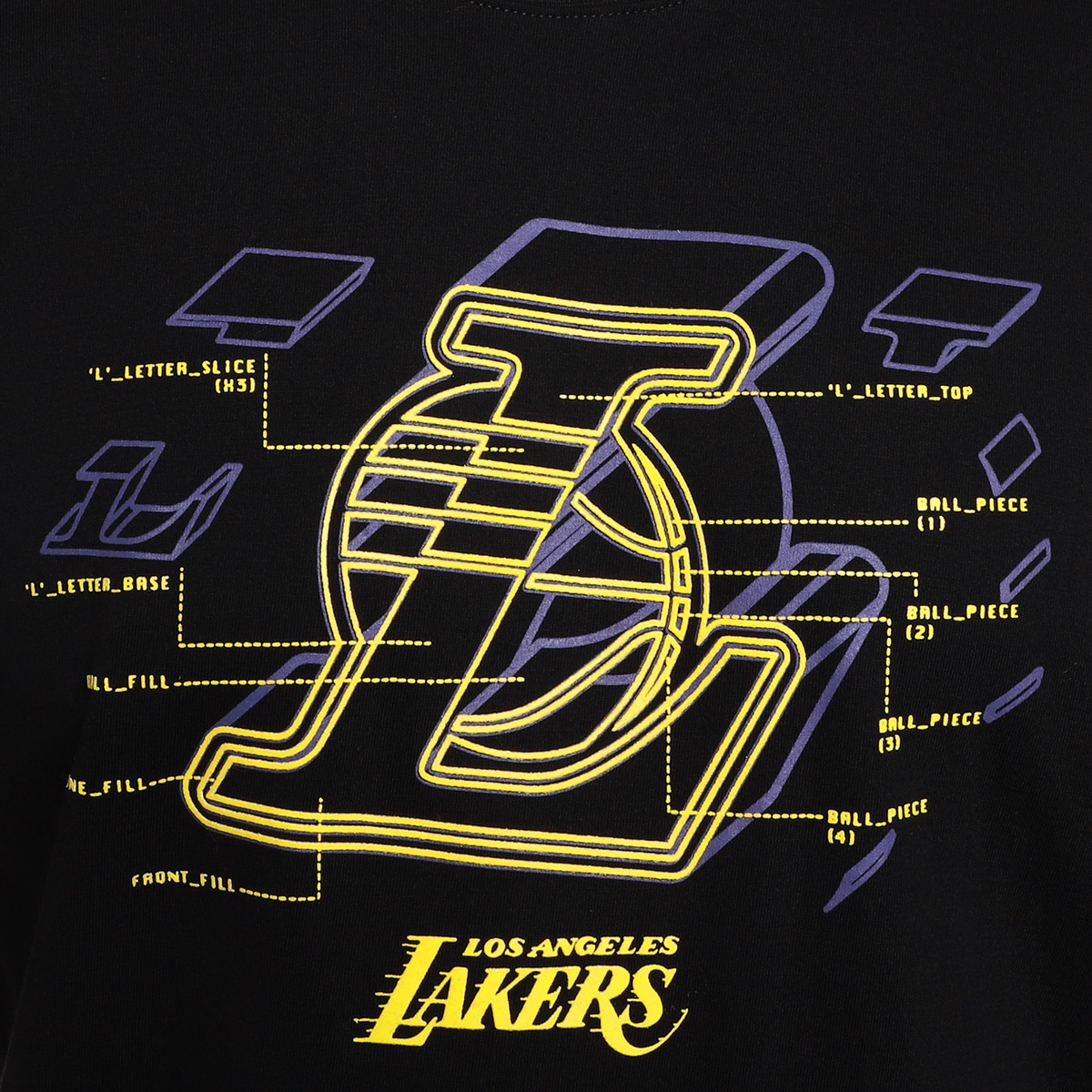 Camiseta NBA Los Angeles Lakers Mitchell & Ness Masculina - 2