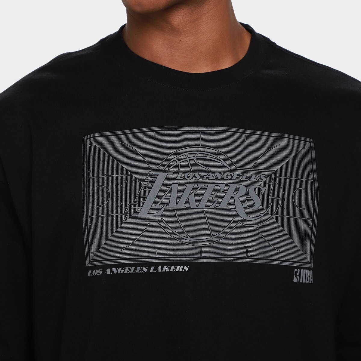 Camiseta NBA Los Angeles Lakers Mitchell & Ness Maze Masculina - 2