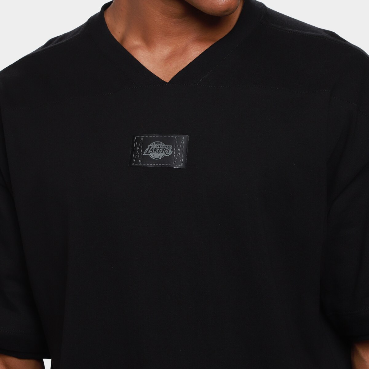 Camiseta NBA Los Angeles Lakers Mitchell & Ness Satin Masculina - 2