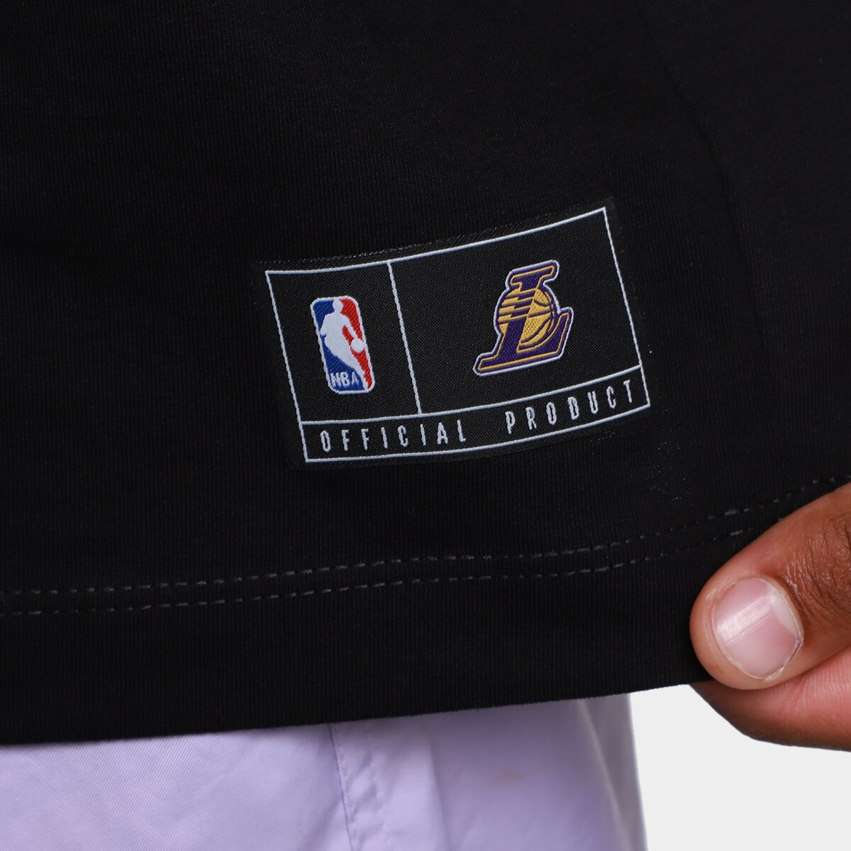 Camiseta NBA Los Angeles Lakers Mitchell & Ness Satin Masculina - 6